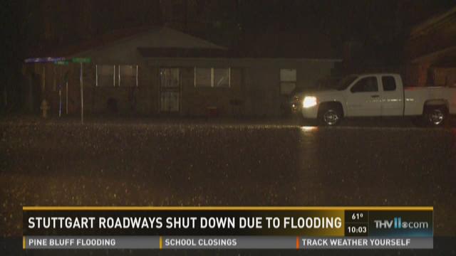 Stuttgart roads shut down due to flooding | thv11.com