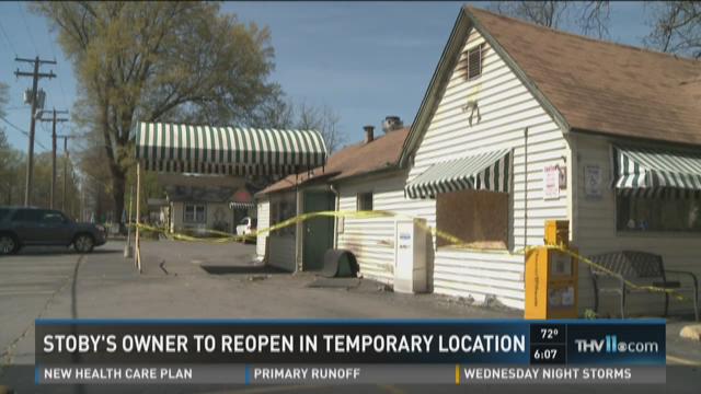 Stoby's owner to reopen in temporary location