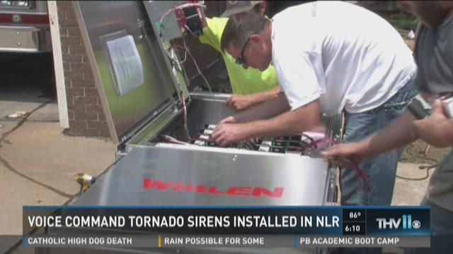 Voice command tornado sirens installed in North Little Rock | thv11.com