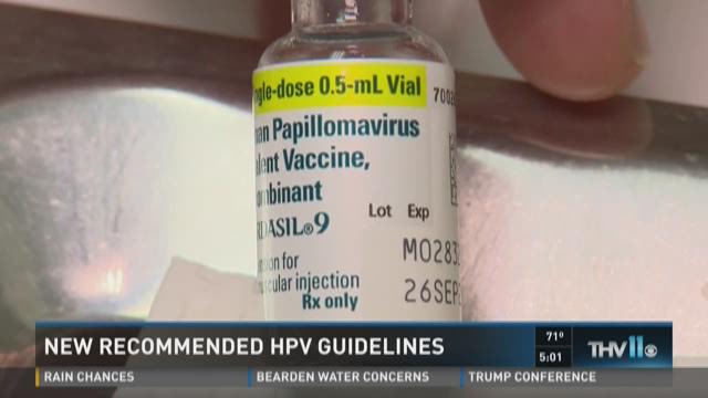 The CDC Implements New HPV Vaccination Guidelines | Thv11.com